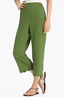 Citron Stretch Silk Crop Pants - Lyst