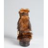 Fendi Brown Leather and Shearling Double Buckle Detail Ankle Boots in Brown - Lyst