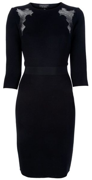 Giambattista Valli Lace Insert Dress - Lyst
