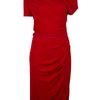 Giambattista Valli Fitted Dress in Red - Lyst