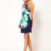 Oasis Floral Print Lantern Dress in Multicolor (multi) - Lyst