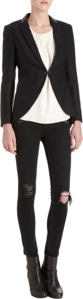 Rag & Bone Hubert Blazer in Black - Lyst