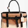 Reed Krakoff Boxer Tricolor Leather Satchel in Brown (natural/ black) - Lyst