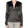 Roberto Cavalli Blouse in Black - Lyst