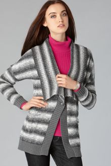 Tommy Hilfiger Long Sleeve Ombre Cardigan - Lyst