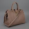 Yves Saint Laurent Structured Bag in Brown - Lyst