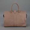 Yves Saint Laurent Structured Bag in Brown - Lyst