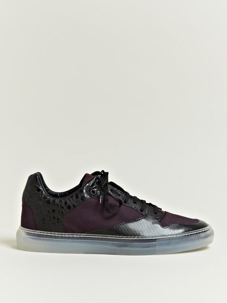 men purple balenciaga shoes