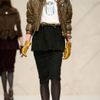 Burberry Prorsum Cropped Leather Bomber Jacket in Green (olive green) - Lyst