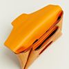 Givenchy  Python Leather Envelope Bag in Orange - Lyst