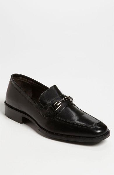 Johnston  Murphy Larsey Bit Loafer in Black for Men | Lyst