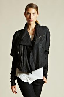 Rick Owens Rick Owens Womens Batwing Biker Jacket - Lyst