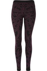 Alexander McQueen Jacquard Knitted Leggings