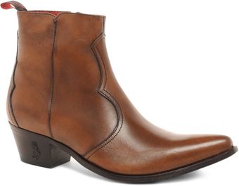 Jeffery West Cuban Heel Leather Boots - Lyst