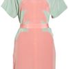 Jill Stuart Adrian Paneled Silk Dress in Pink (mint) - Lyst