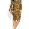 Jimmy Choo Chandra Chain Embellished Metallic Suede Clutch in Gold - Lyst