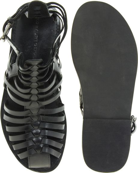 Kg By Kurt Geiger Mendoza Gladiator Sandals in Black for Men | Lyst