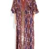 Matthew Williamson Pythonprint Silkchiffon Maxi Dress in Pink - Lyst