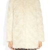 Miu Miu Mohair and Cottonblend Coat in White (ivory) - Lyst