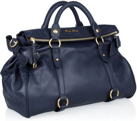 miu miu navy blue bag