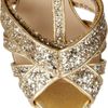 Nicholas Kirkwood Glitterfinished Leather Sandals in Gold - Lyst