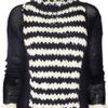 Nina Ricci Knitted Wool and Cashmereblend Sweater in Blue (navy) - Lyst