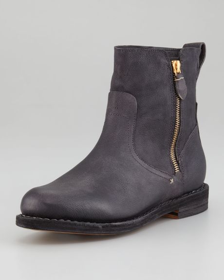 Rag & Bone Astor Motorcycle Boot in Black - Lyst