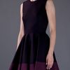 Alexander Mcqueen Flared Dress in Purple (aubergine) - Lyst