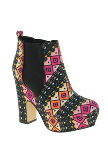 Asos Asos Amp Chelsea Ankle Boots in Geo Print - Lyst