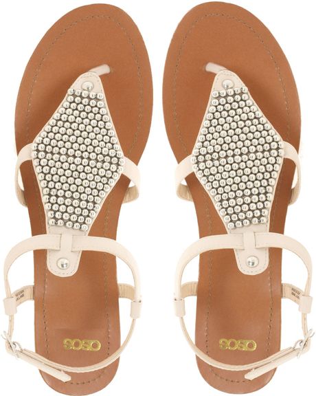 asos nude sandals