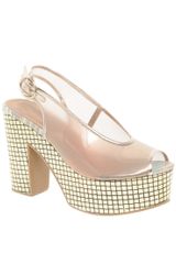Asos Asos Halo Platform High Sandals with Peep Toe