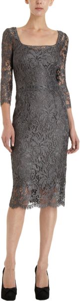 Dolce & Gabbana Lace Overlay Sheath Dress - Lyst