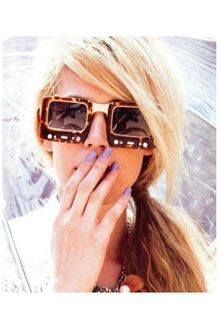 Jeremy Scott Tv Sunglasses - Lyst