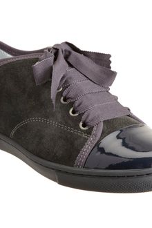 Lanvin Cap Toe Low Top Sneaker - Lyst