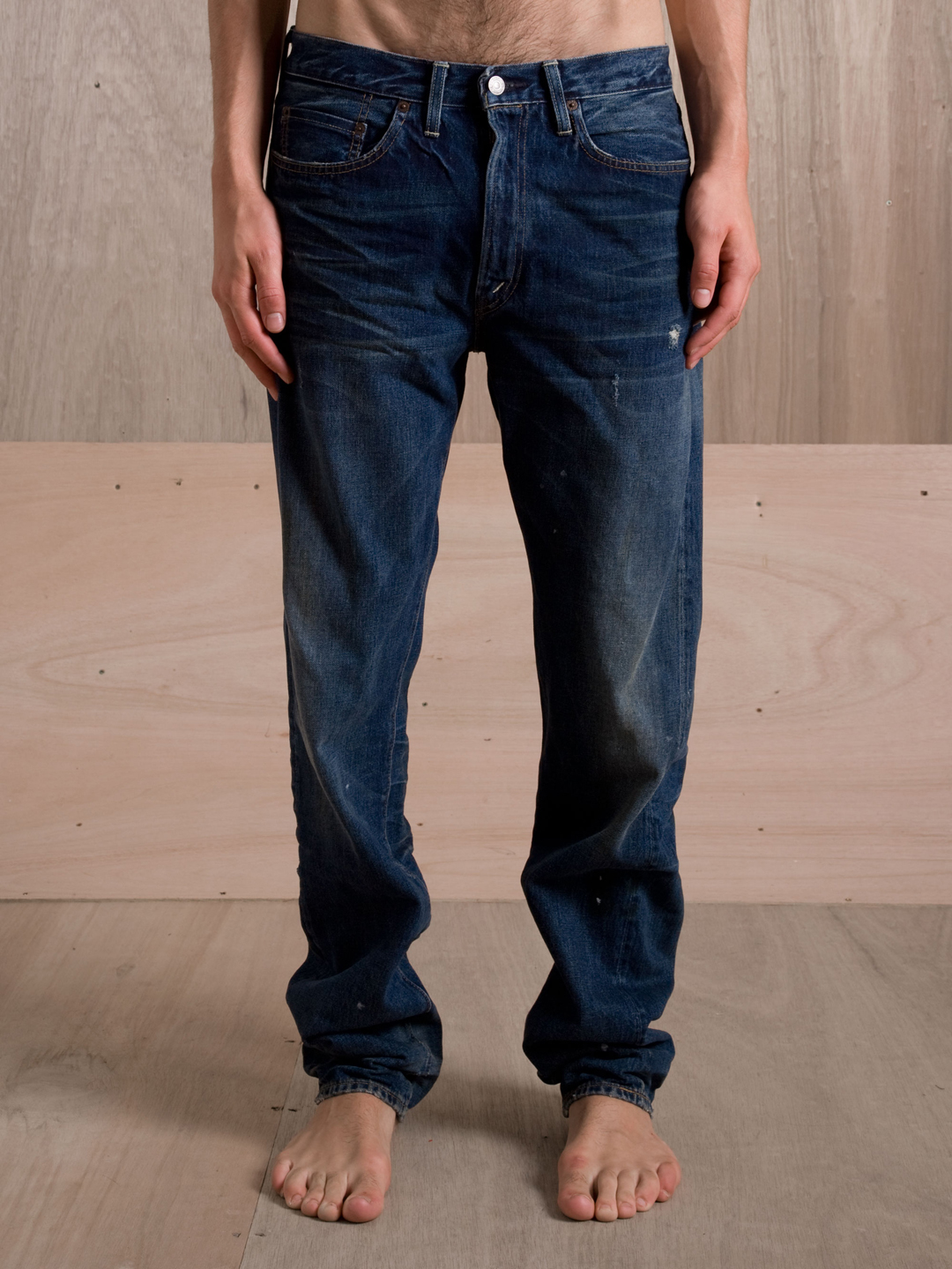 Levi&#39;s Levis Vintage Clothing Mens 501 Jeans Pitch Fork in Blue for Men (red) | Lyst