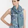 Oscar De La Renta Bijou Print Scarf in Blue (ice) - Lyst