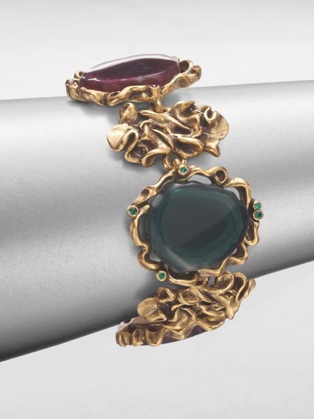 Oscar De La Renta Ruffle Link Bracelet in Multicolor (multi) - Lyst