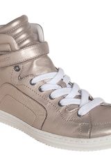 Pierre Hardy Metallic High Top Sneaker