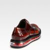 Prada Spazzolato Wingtip Laceup in Brown for Men (tabacco) - Lyst