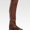 Rag & Bone Pearce Leather Overtheknee Boots in Brown - Lyst