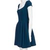 Zac Posen Capsleeve Dress in Blue (teal) - Lyst