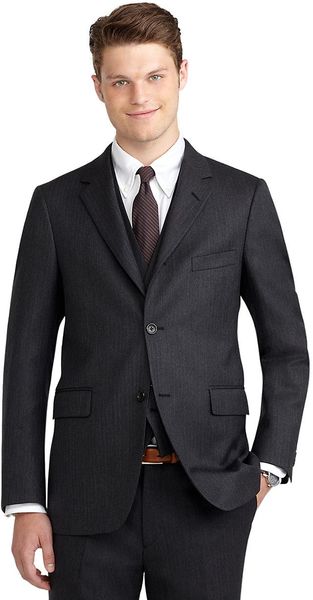 Brooks Brothers Cambridge Threepiece Suit - Lyst