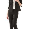 Dkny V Neck Blouse with Contrast Piping in White (ivory) - Lyst