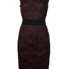 Emilio Pucci Scallop Trimmed Lace Dress in Red (purple) - Lyst
