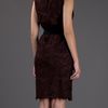 Emilio Pucci Scallop Trimmed Lace Dress in Red (purple) - Lyst