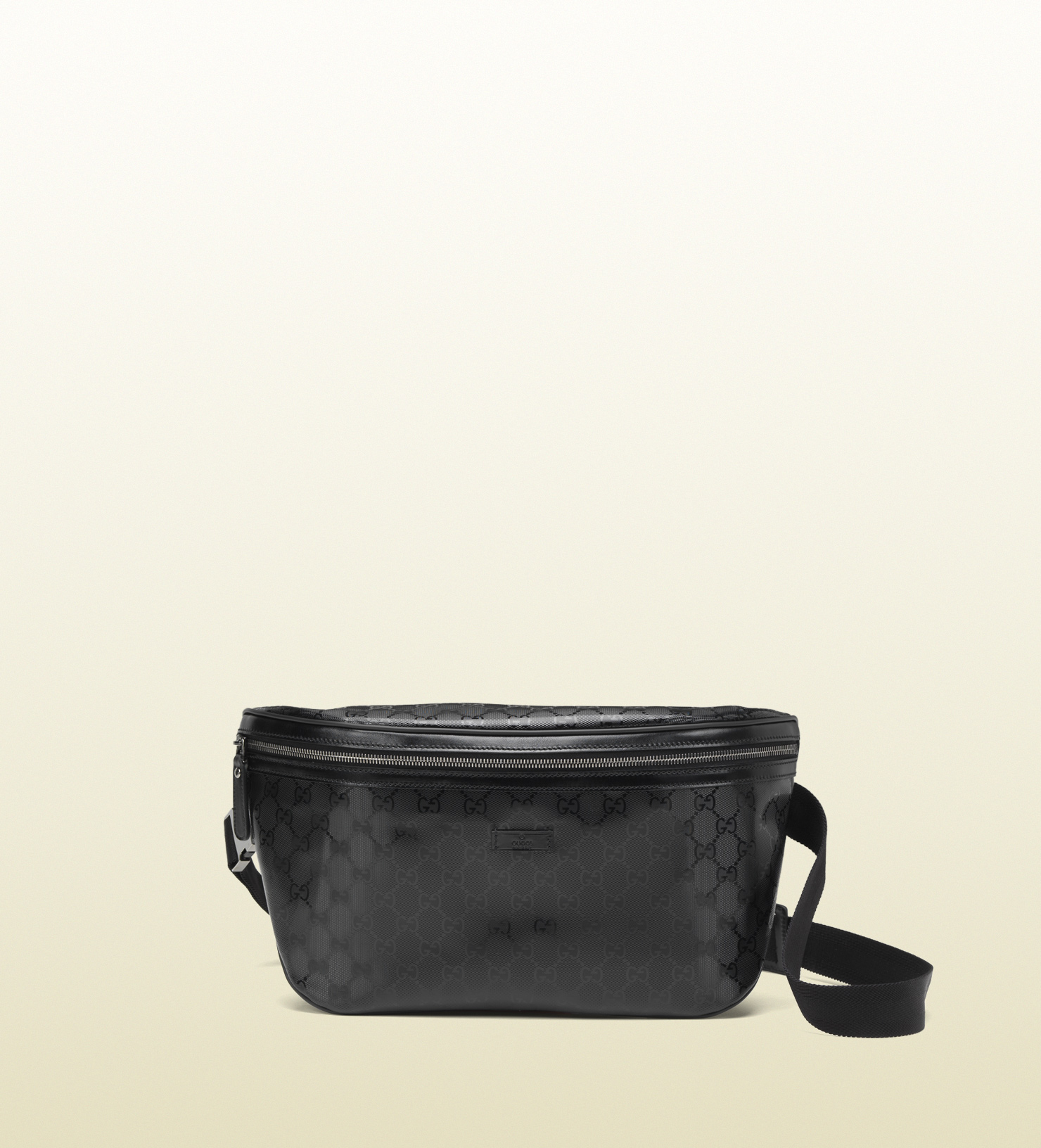 Gucci Gg Imprime Belt Bag in Black for Men | Lyst