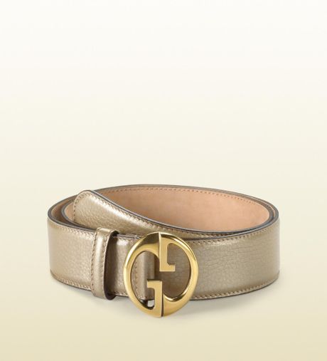 Gucci Belt with Double G Buckle in Beige (champagne) - Lyst