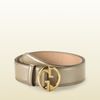 Gucci Belt with Double G Buckle in Beige (champagne) - Lyst