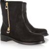 Jimmy Choo Dondo Distressed Leather Biker Boots in Black - Lyst