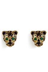Juicy Couture Gold Leopard Earrings
